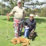 TD
Eileen Fisher and "Mich" ~
	    Usonia's Devilish Michabou RN TD 									    (Dachshund/male/2 yrs old) 
May 7, 2011 at CCTC
