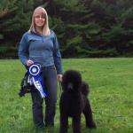 TD
Renee Koch and "Nina" ~ 
CH Canzone Bella Nina of Gardenpath TD (Standard Poodle/female/1-1/2 yrs. old)
October 16, 2011 at NTTA